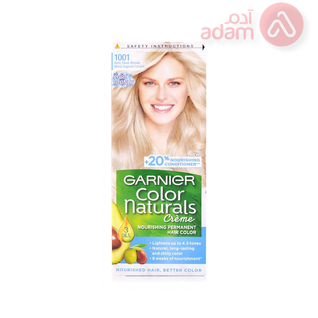 Garnier Color Naturals Ashy Silver Blonde | 1001