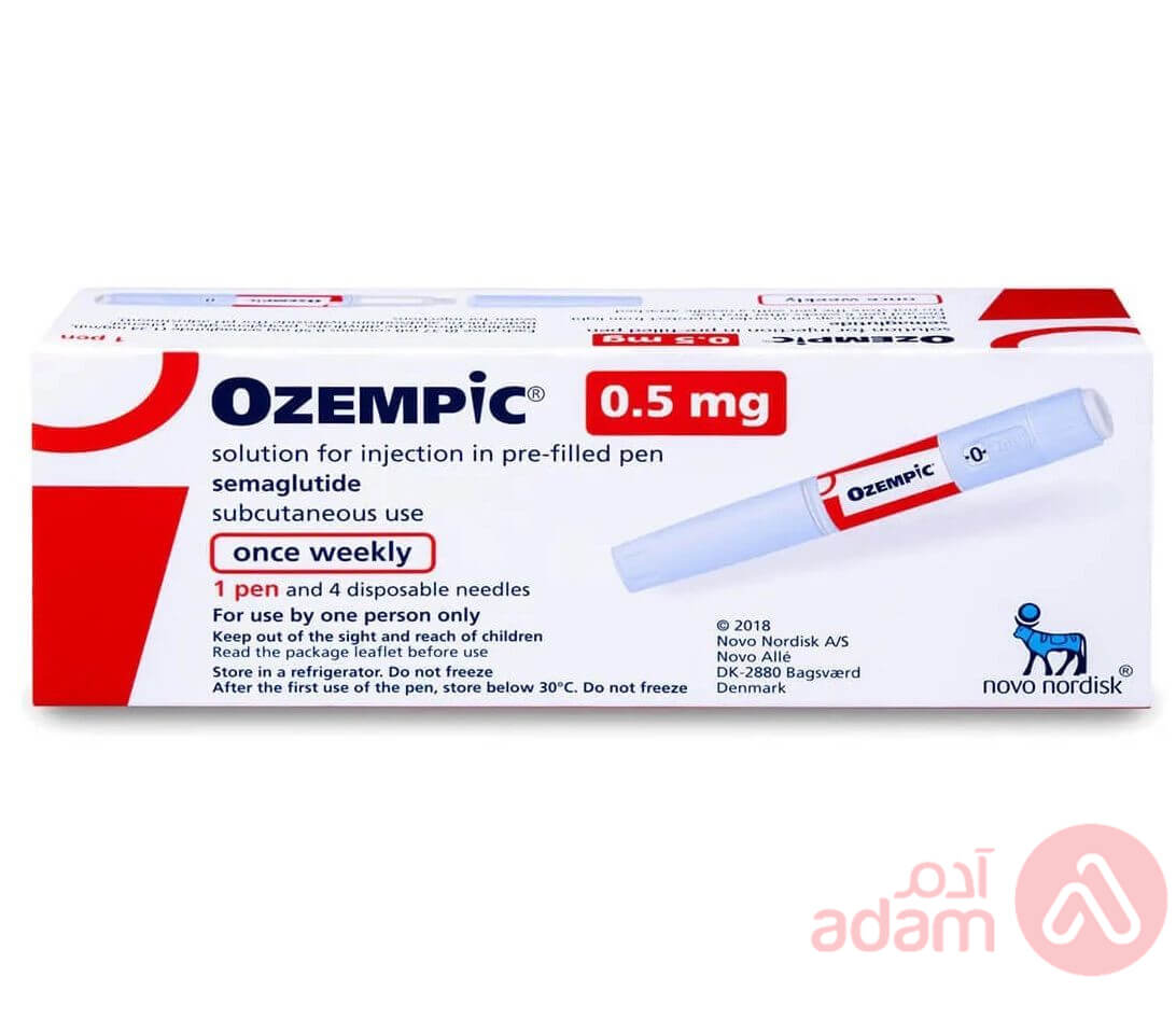 Ozempic 0.5 Mg | 1 Pen 4 Disposable Needle