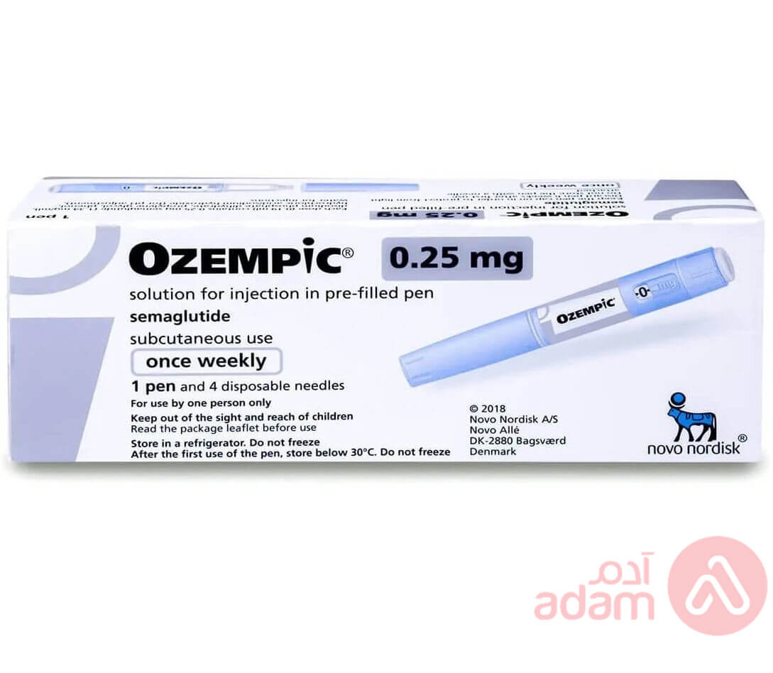 Ozempic 0.25Mg | 1 Pen | 4 Disposable Needles