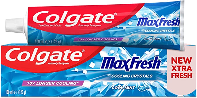 COLGATE T P MAX FRESH COOLING CRYSTALS COOL MINT NEW EXTRA FRESH| 100ML