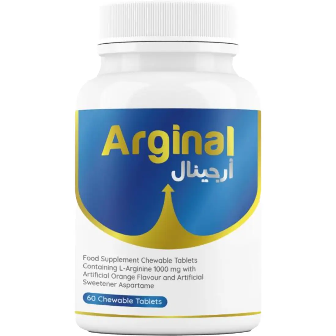 ARGINAL L-ARGININE AMINO ACID POWDER 1000 MG | 60 CHEW TABS