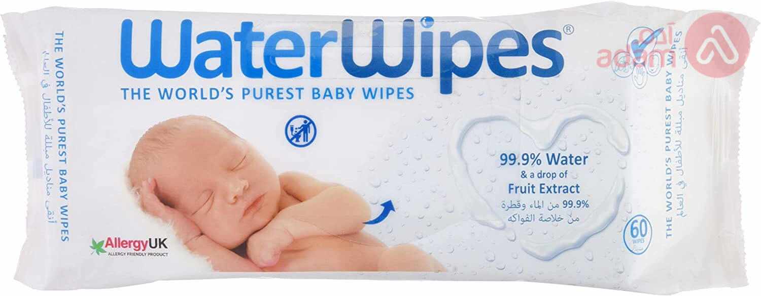 WATERWIPES 99%WATER FRUIT EXTRACT | 60WIPES