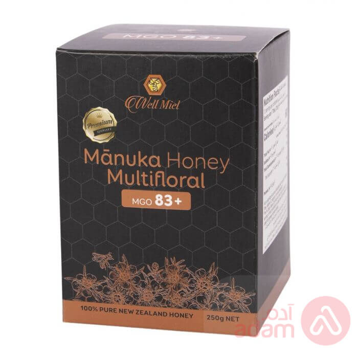 Wellmiel Honey Manuka Mgo +83 | 250Gm