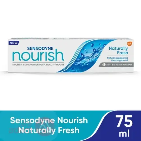 Sensodyne Tooth Paste Nourish Nautural Fresh 75M