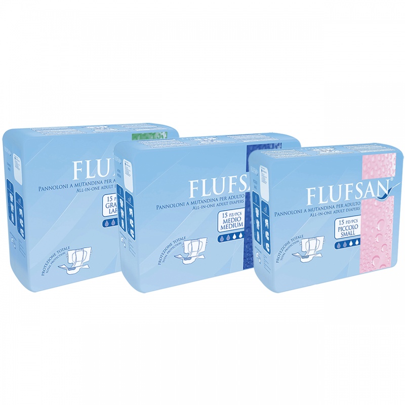 FLUFSAN ADULT DIAPERL | 15PC