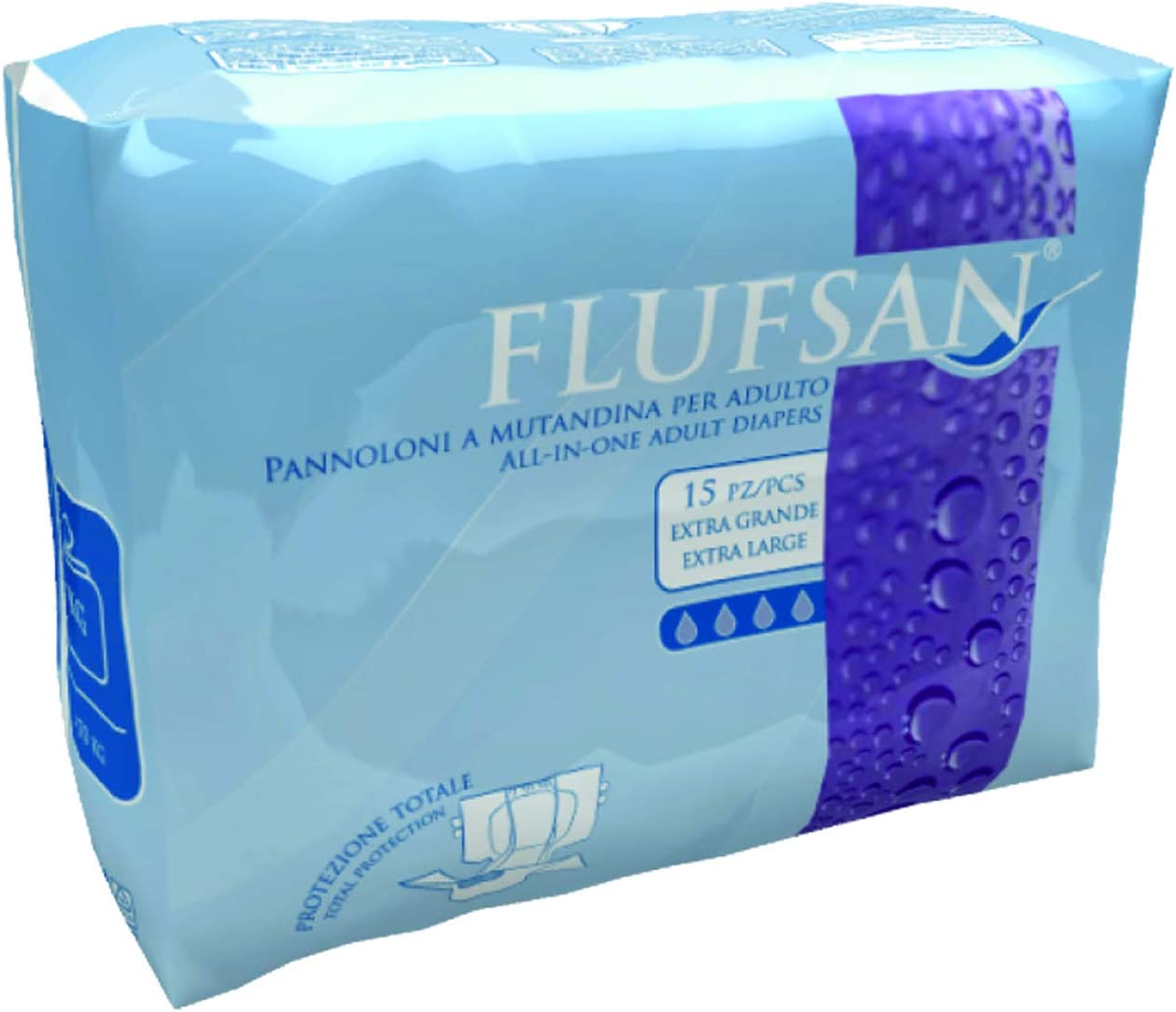 FLUFSAN ADULT DIAPER X-L | 15PC