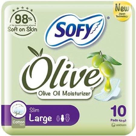 SOFY OLIVE SLIM LARGE | 10 PCS