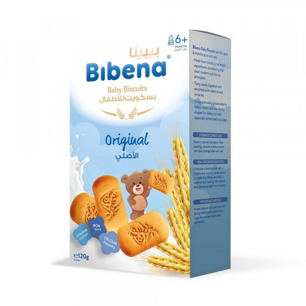 BIBENA BABY BISCUITS ORIGINAL | 120 GM