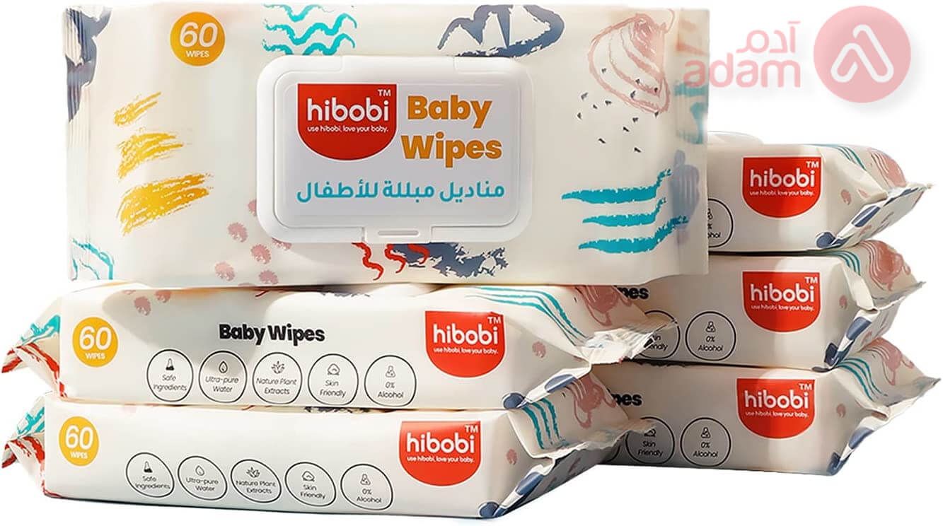 HIBOBI SENSITIVE BABY WIPE | 60PCS