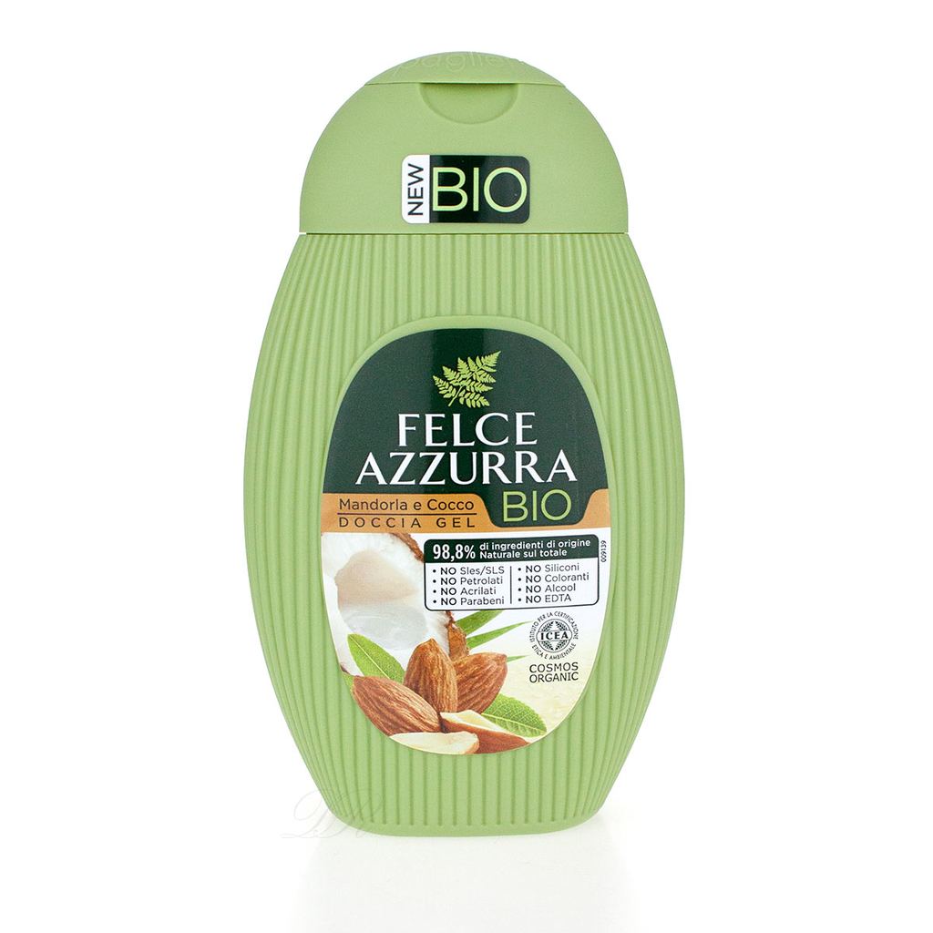 Felce Azzurra BIO Shower Gel - Coconut & Almond 250 ML