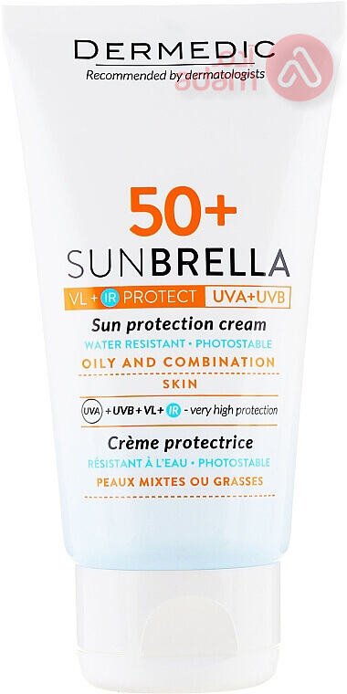 DERMEDIC SUNBRELLA OILY-COMBINATION SKIN SPF 50+ CREAM | 50 ML