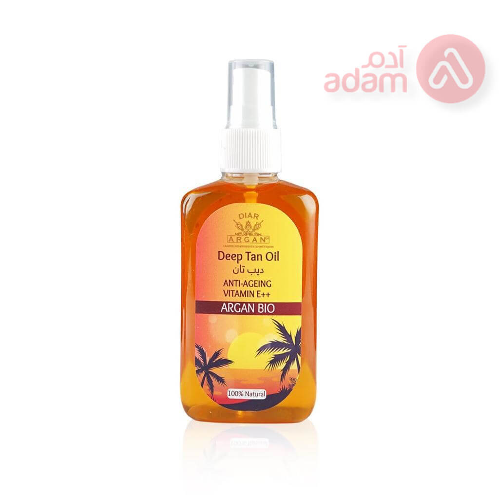 DIAR ARGAN DEEP TAN OIL ANTI-AGEING VITAMIN E++ WITH ARGAN OIL AND CARROT | 120 ML