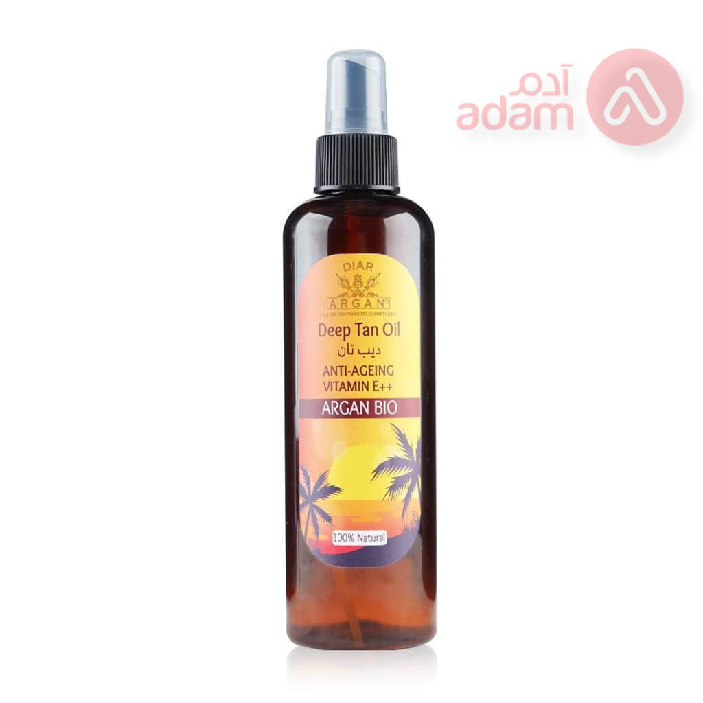 DIAR ARGAN DEEP TAN OIL ANTI-AGEING VITAMIN E++ WITH ARGAN OIL AND CARROT | 250 ML