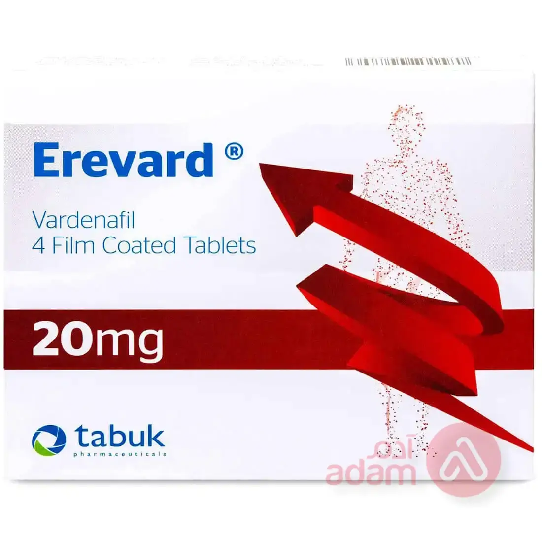 EREVARD 20 MG FOR ERECTILE DYSFUNCTION | 4 TABLETS