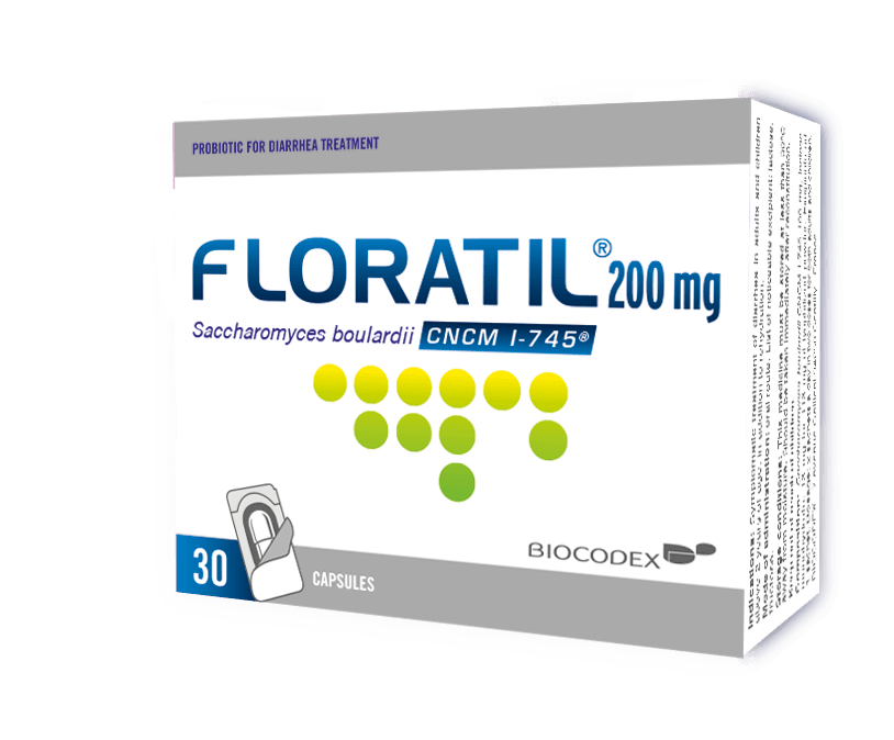 فلوراتيل 200 مج بكتيريا نافعة لعلاج الإسهال | 30 كبسولة