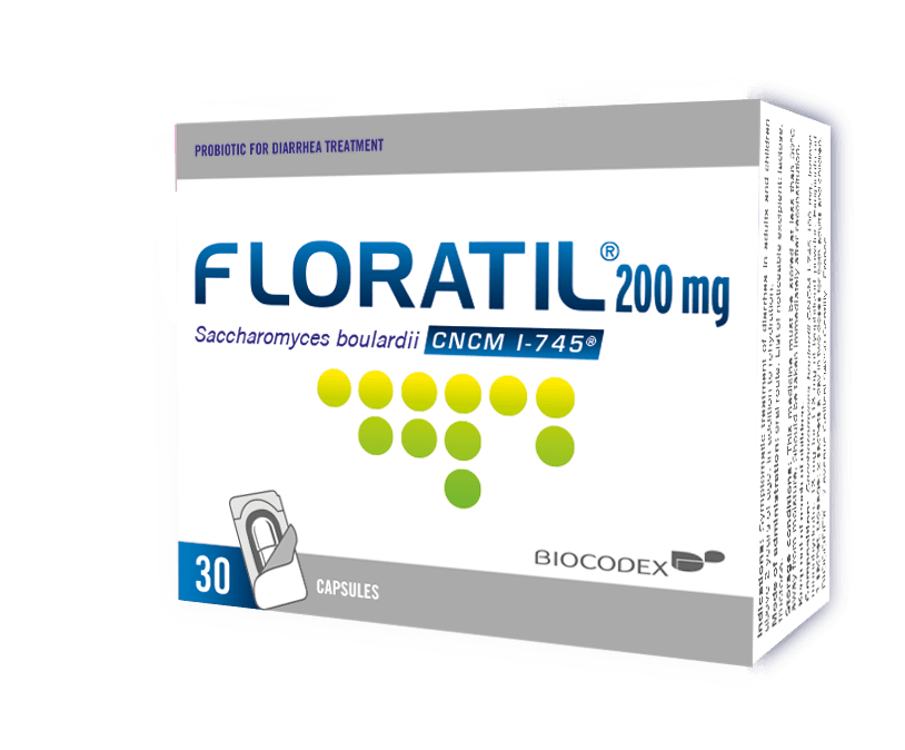 FLORATIL 200 MG PROBIOTIC FOR DIARRHEA | 30 CAPSULES