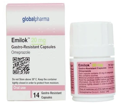 EMILOK 20MG 14 CAPSULES