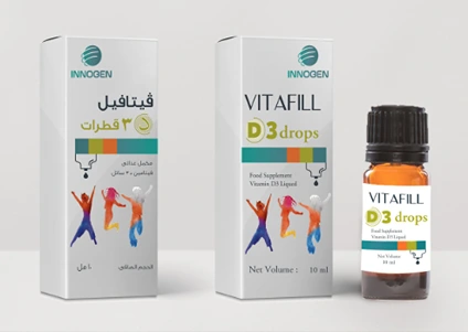 اينوجين فيتافيل فيتامين دي3 10مل