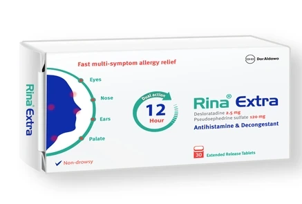 RINA EXTRA  2.5MG  120MG 30 TAB