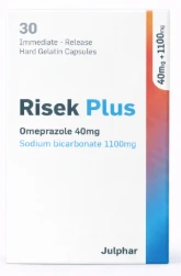 RISEK PLUS 40 MG 30 Cap