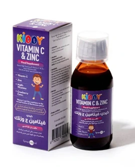 KIDDY VITAMIN C&ZINC SYRUP 125ML
