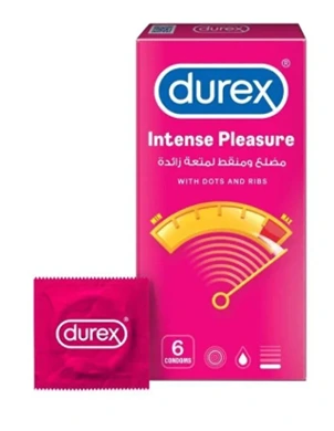 دوريكس واقي ذكري مضلع ومنقط متعةزائده6ق