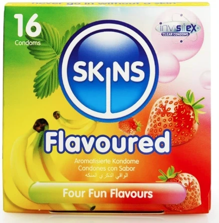 SKINS CONDOMS FLAVOURS 16PIC