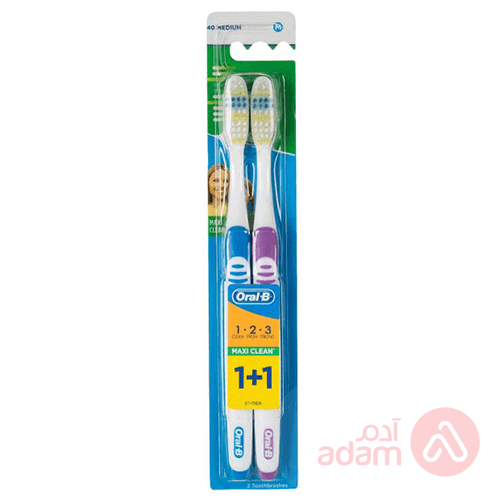Oral-B Tb Maxi Clean | Medium 1+1Free