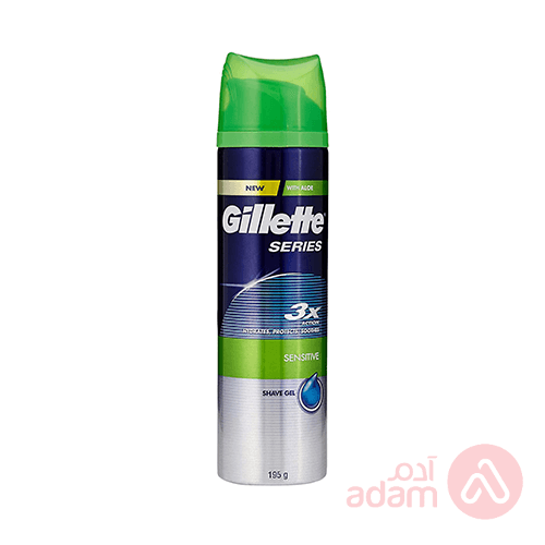 Gillette Series Shavinggel Sensitive | 200Ml