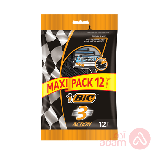 Bic Maxi Pack 3 Action | 8+4 Razors