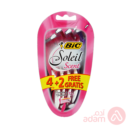 Bic Soleil Scent Razor | 4+2Pcs