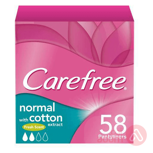 Carefree Pantyliners Cotton Fresh | 56 - 58Pcs