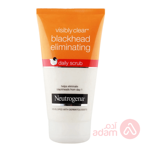 Neutrogena Visibly Clear Blackhead Eliminating Daily Scrub | 150Ml(Orange)