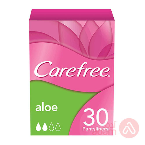 Carefree Pantyliners Aloe | 30Pcs