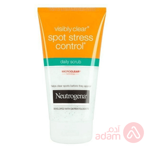 Neutrogena Visibly Clear Spot Stress Control Daily Scrub | 150Ml(Orange)