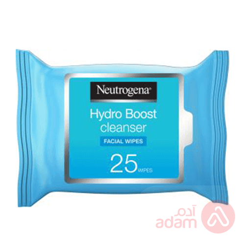 Neutrogena Hydro Boost Cleanser Facial Wipes | 25Wipes