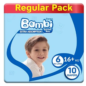 SANITA BAMBI NO 6 XX-LRG VALU 6 21PCS