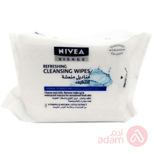 Nivea Refreshing Cleansing Wipes | 25Pcs
