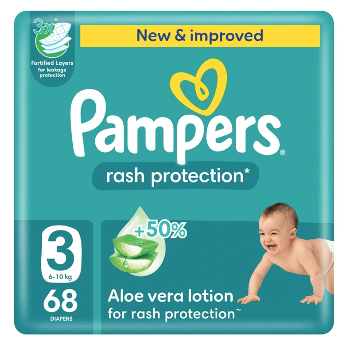 PAMPERS NO 3(4-9KG)MEGA PACK 84PCS