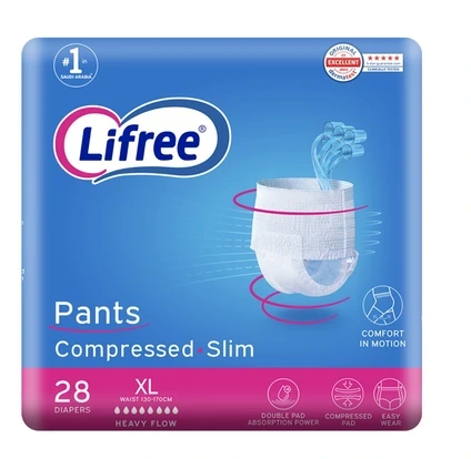 LIFREE ADULT CLUT HEAVY FLOW XL 28PC