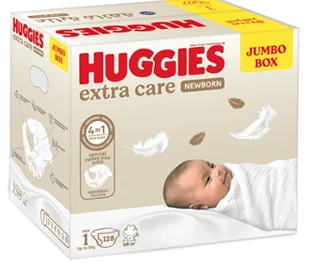 HUGGIES EXTRA CARE NO1 BOX (1)126PCS