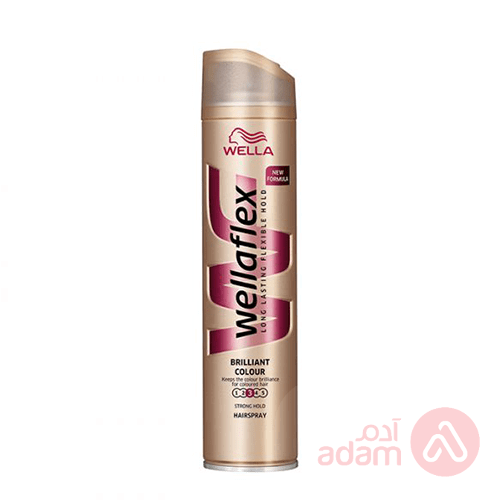 Wellaflex Hair Spray Brilliant Colours Strong Hold | 250Ml