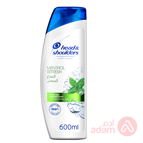 Head&Shoulders Shampoo Menthol Refresh | 600Ml