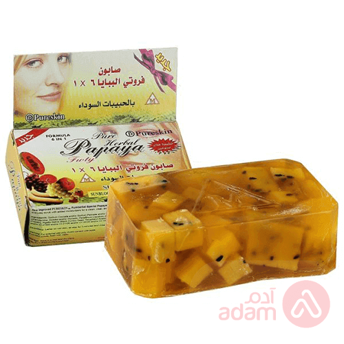 Pureskin Pure Herbal Papaya Fruity 6*1 | 135G