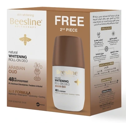 بيزلين رول ديوديرانت مفتح عطر عود50مل1+1