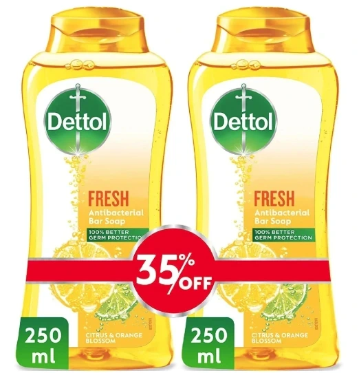 DETTOL BDY WSH FRSH 250ML 2PCS 35%OFF