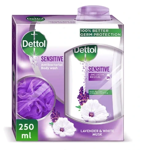 DETTOL BDY WSH SNSTV 250ML (VIOLET