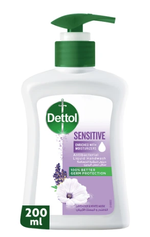 ديتول سائل غسل اليدين لبشرة الحساسة200مل