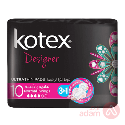 Kotex Designer Ultrathinpads Normal Wings | 10Pads