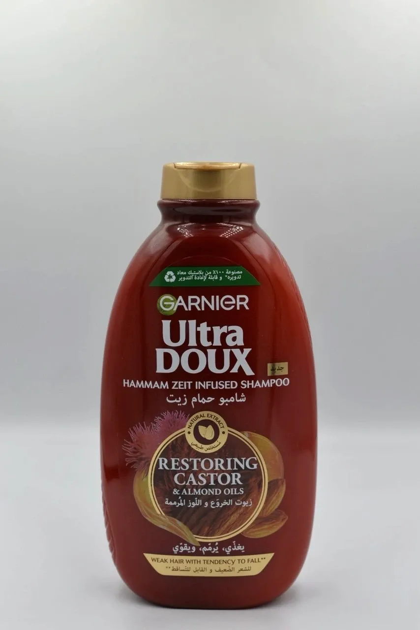 GARNIER U DOUX SH CASTOR&ALMOND 600ML